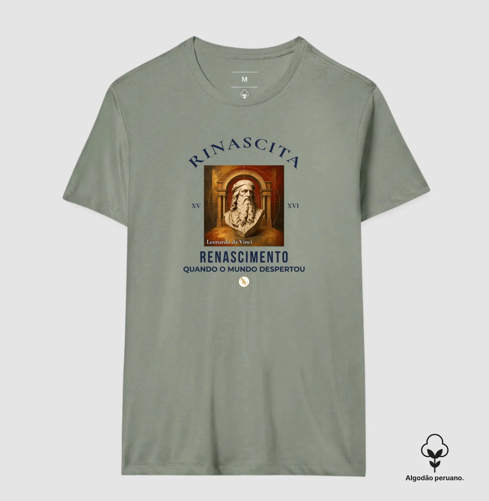Camiseta Rinascita — O Renascer do Pensamento (Arte & Compor) - Imagem 9