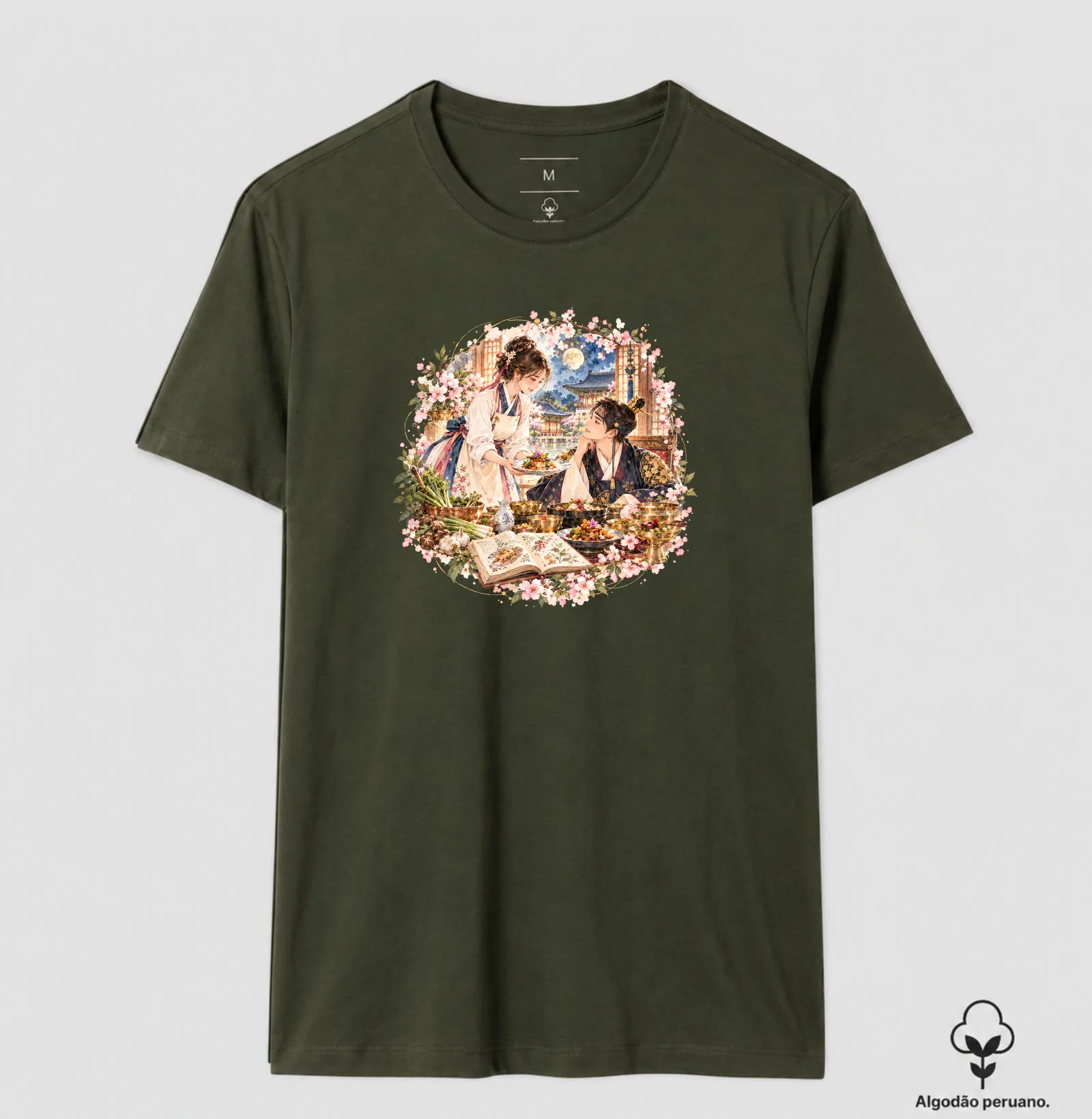 Camiseta Premium Sabores do Destino em Aquarela - Imagem 7