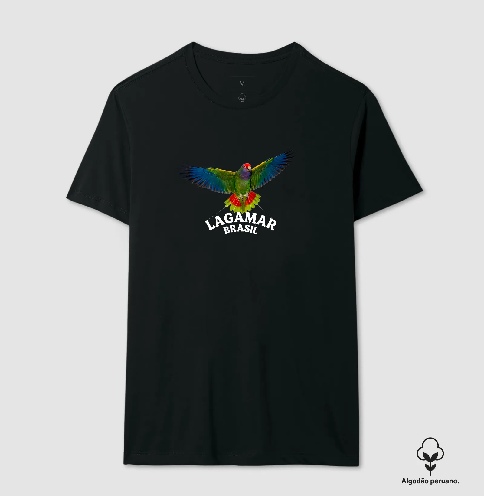 Camiseta Papagaio Lagamar em algodão peruano - Imagem 10