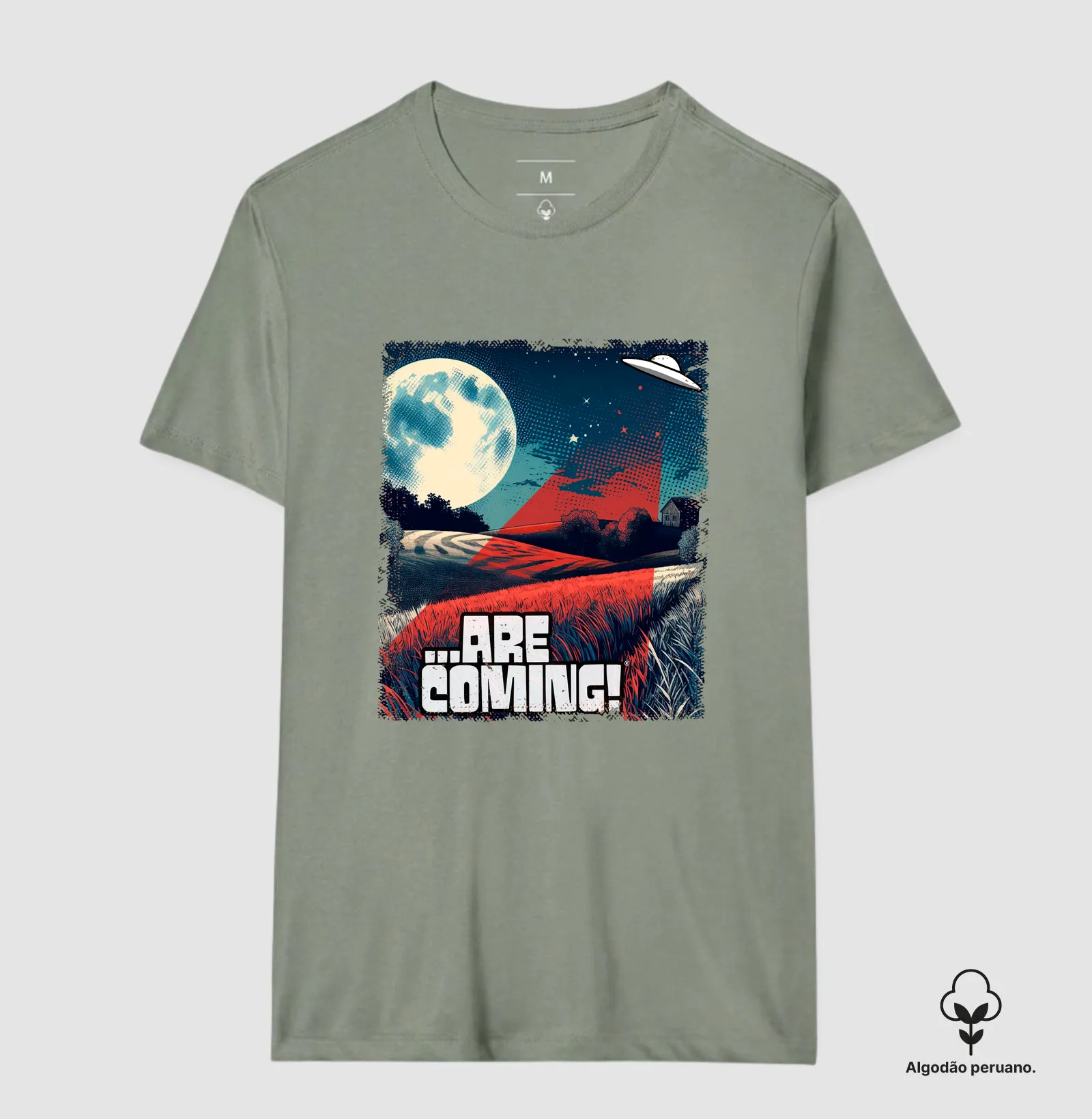 Camiseta Algodão Peruano - UFO Abduções em Fazendas - Imagem 10