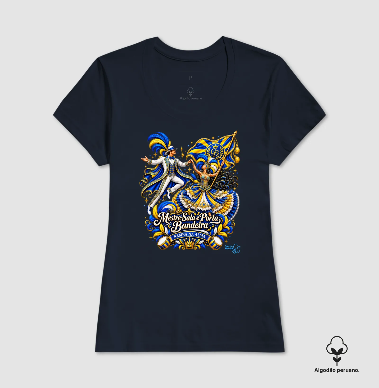 Gente Bamba - Porta bandeira Azul e branco - Imagem 12