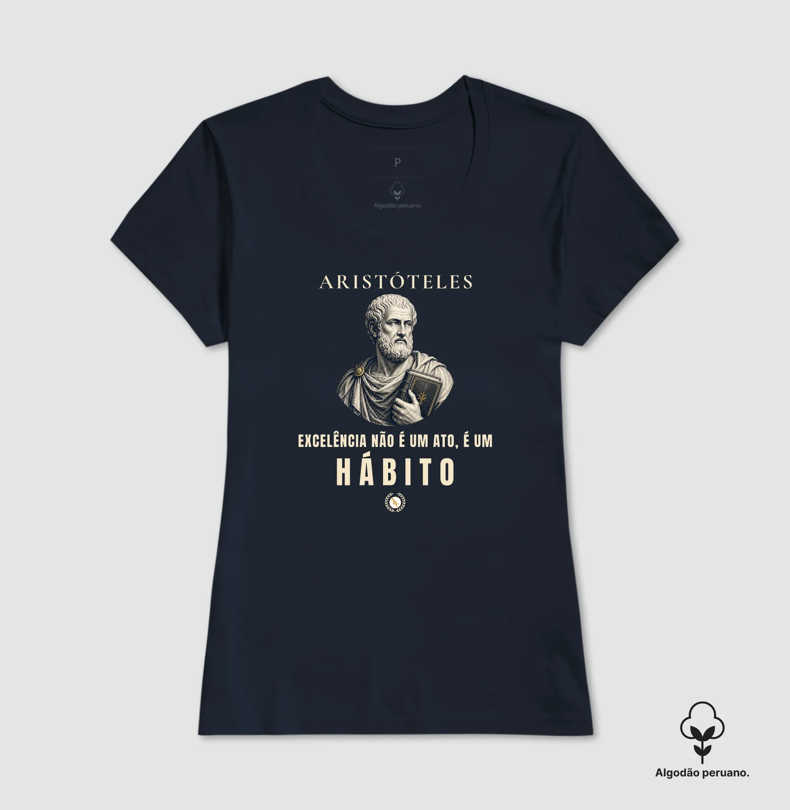 Camiseta "O Hábito" | A Excelência de Aristóteles - Imagem 7