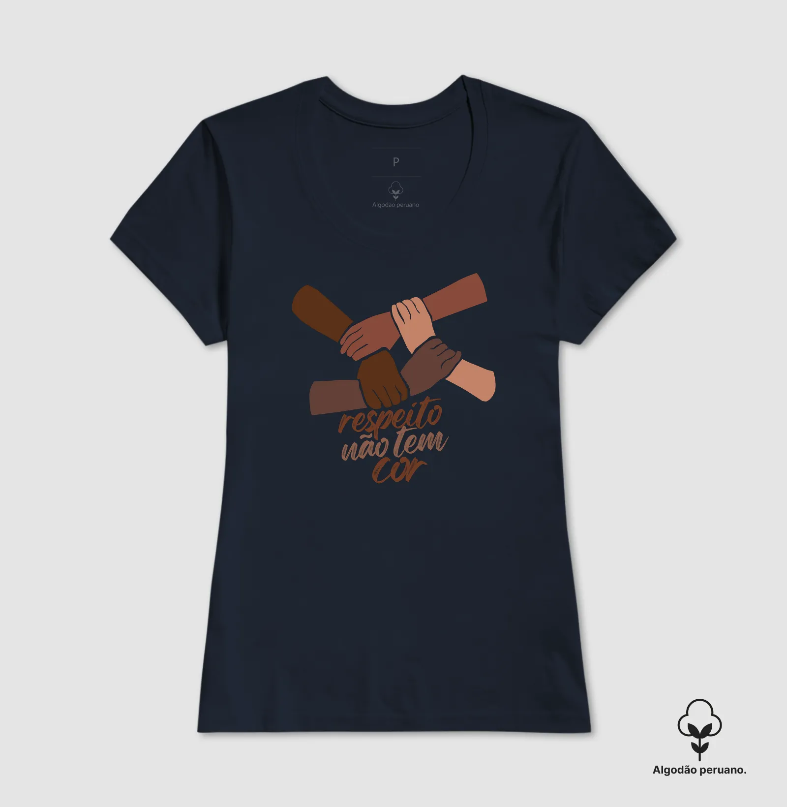 Camiseta Respeito Não Tem Cor - Imagem 5