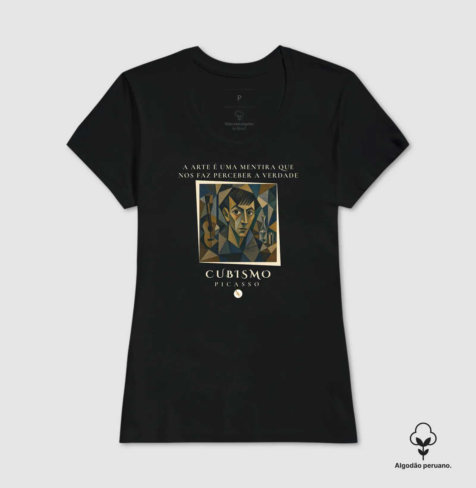 Camiseta Desconstrua o Olhar | Arte Moderna Inspirada em Picasso - Imagem 5