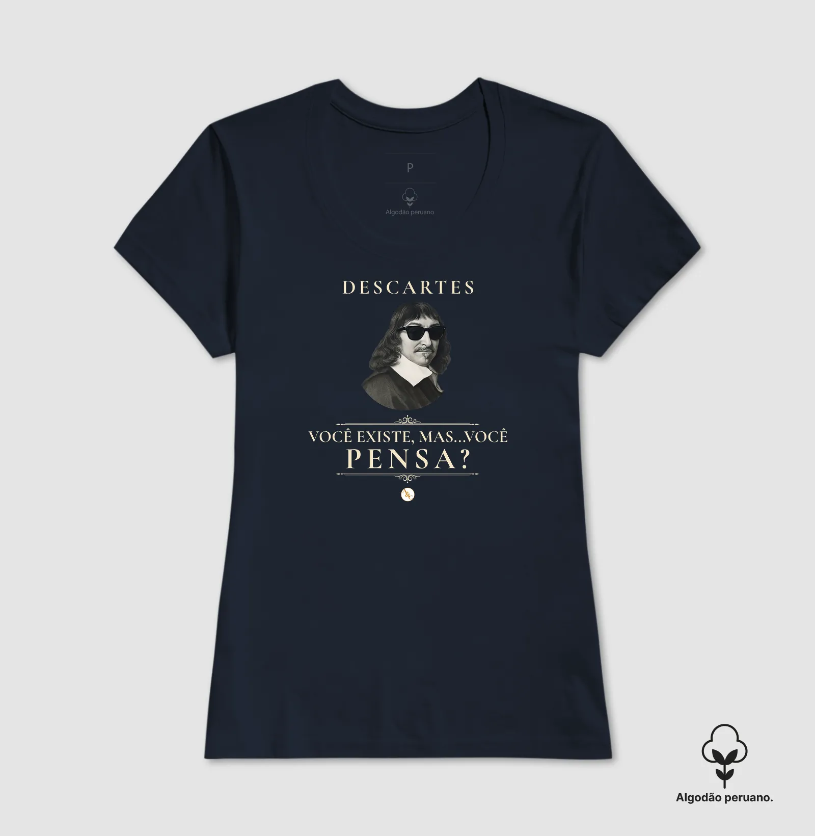COGITO 2.0 - Camiseta Filosófica René Descartes - Imagem 8