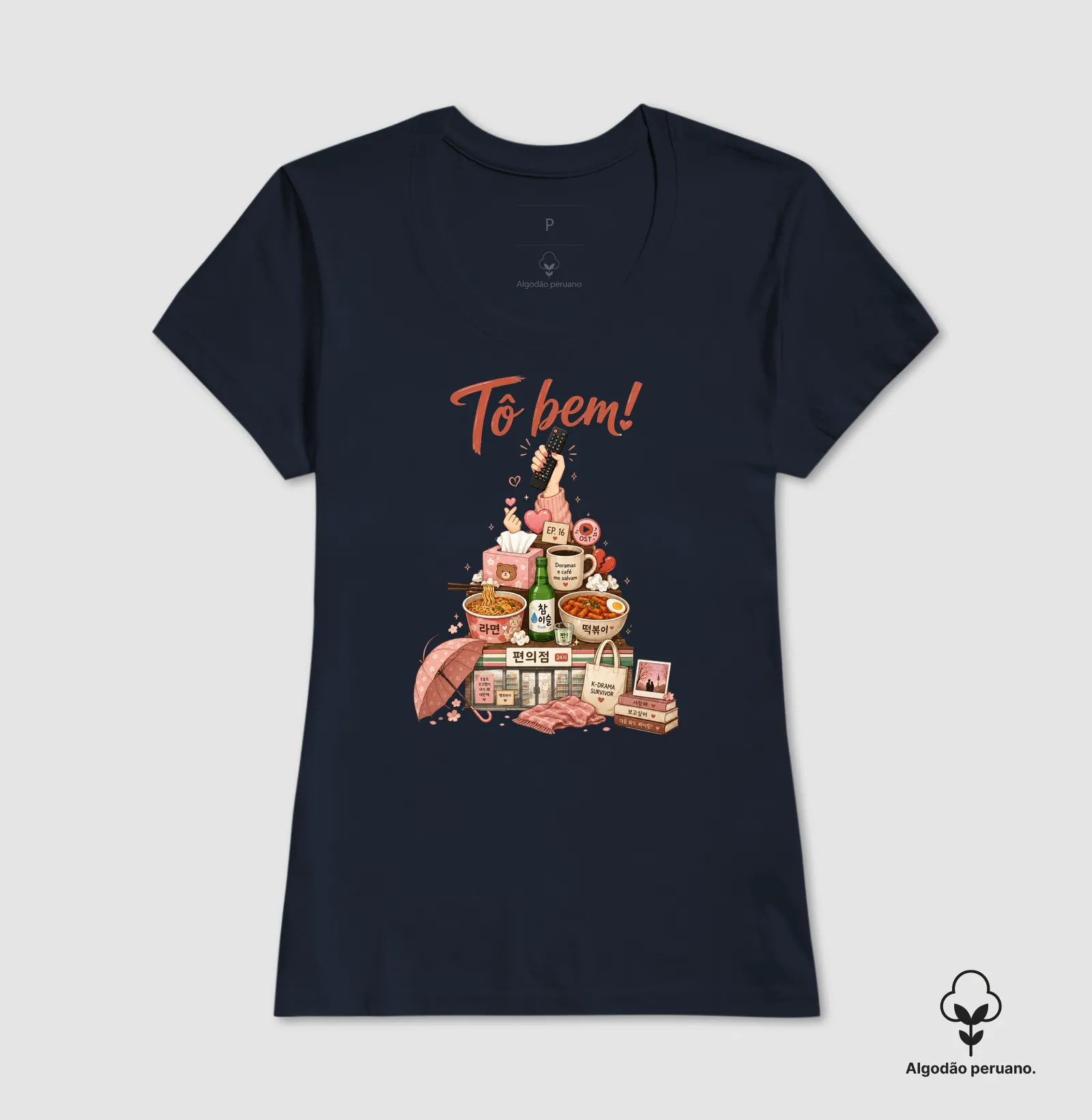 Camiseta Premium - Tô bem - versão dorameira - Imagem 9