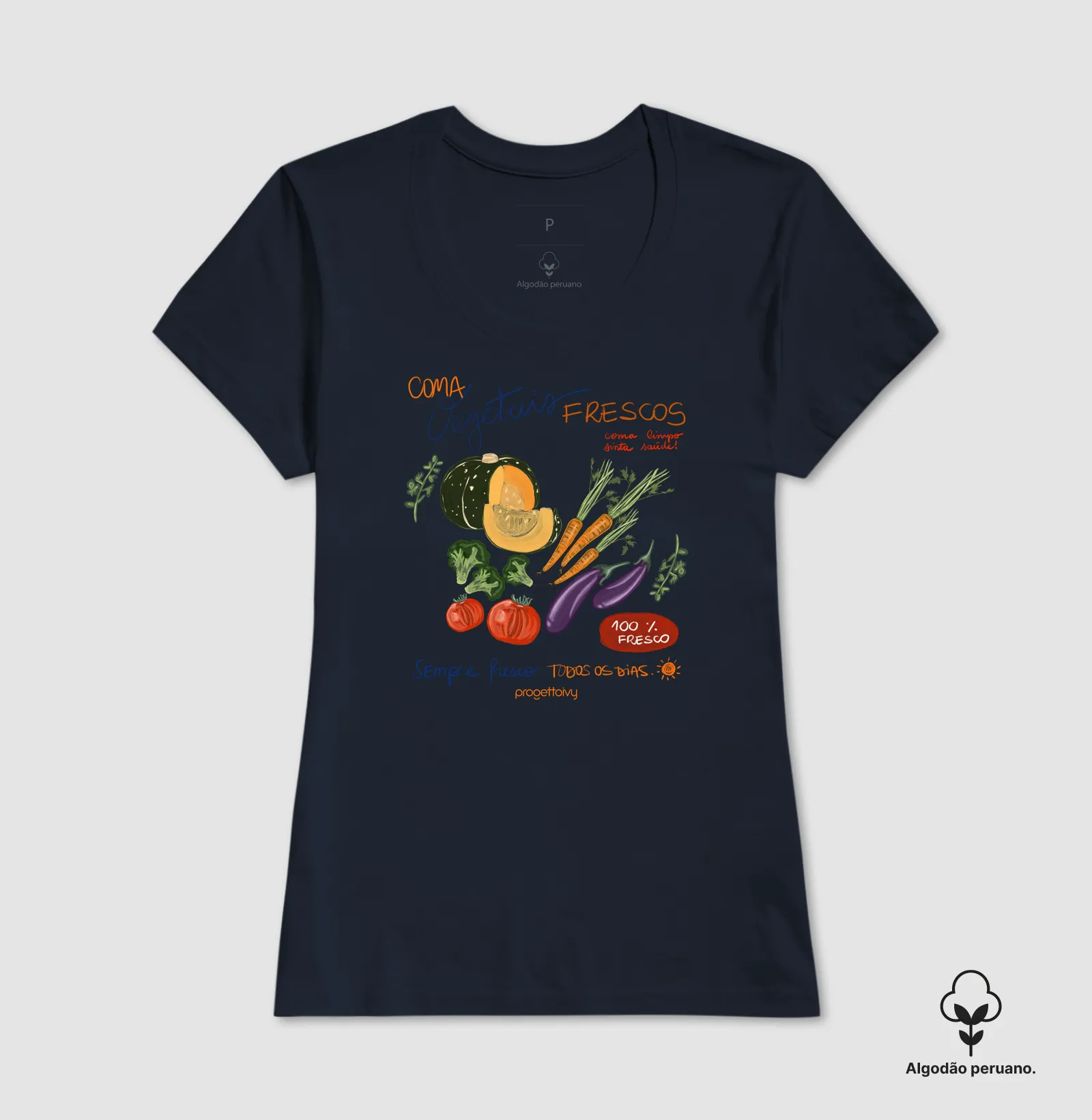 Tshirt Pima Coma vegetais frescos - Imagem 6