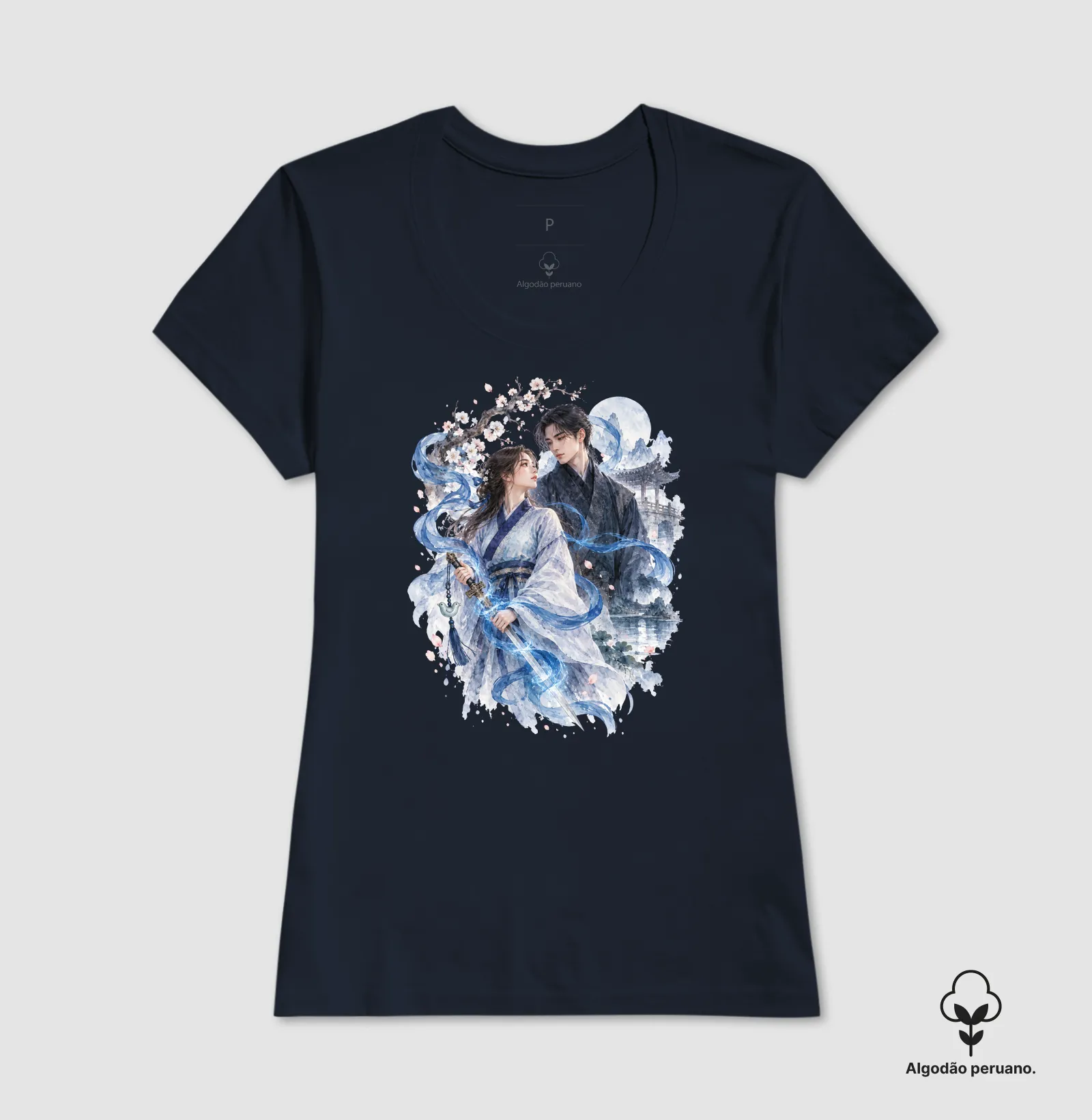 Camiseta Premium Dorama Espírito Azul | Espada, Magia e Romance - Entre Almas e Destinos - Imagem 11