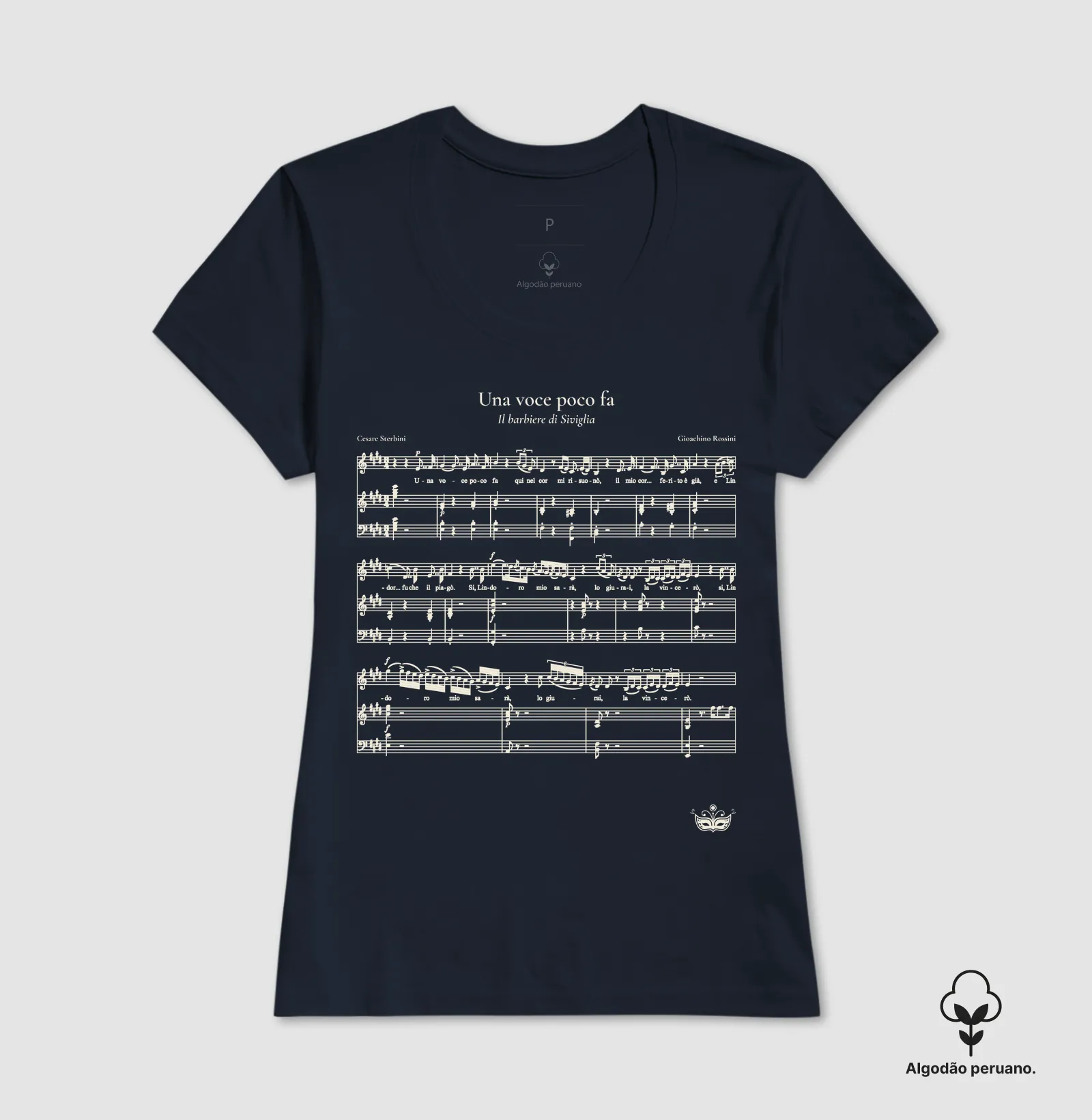 Una voce poco fa - Il barbiere di Siviglia | Camiseta de Ópera - Imagem 7