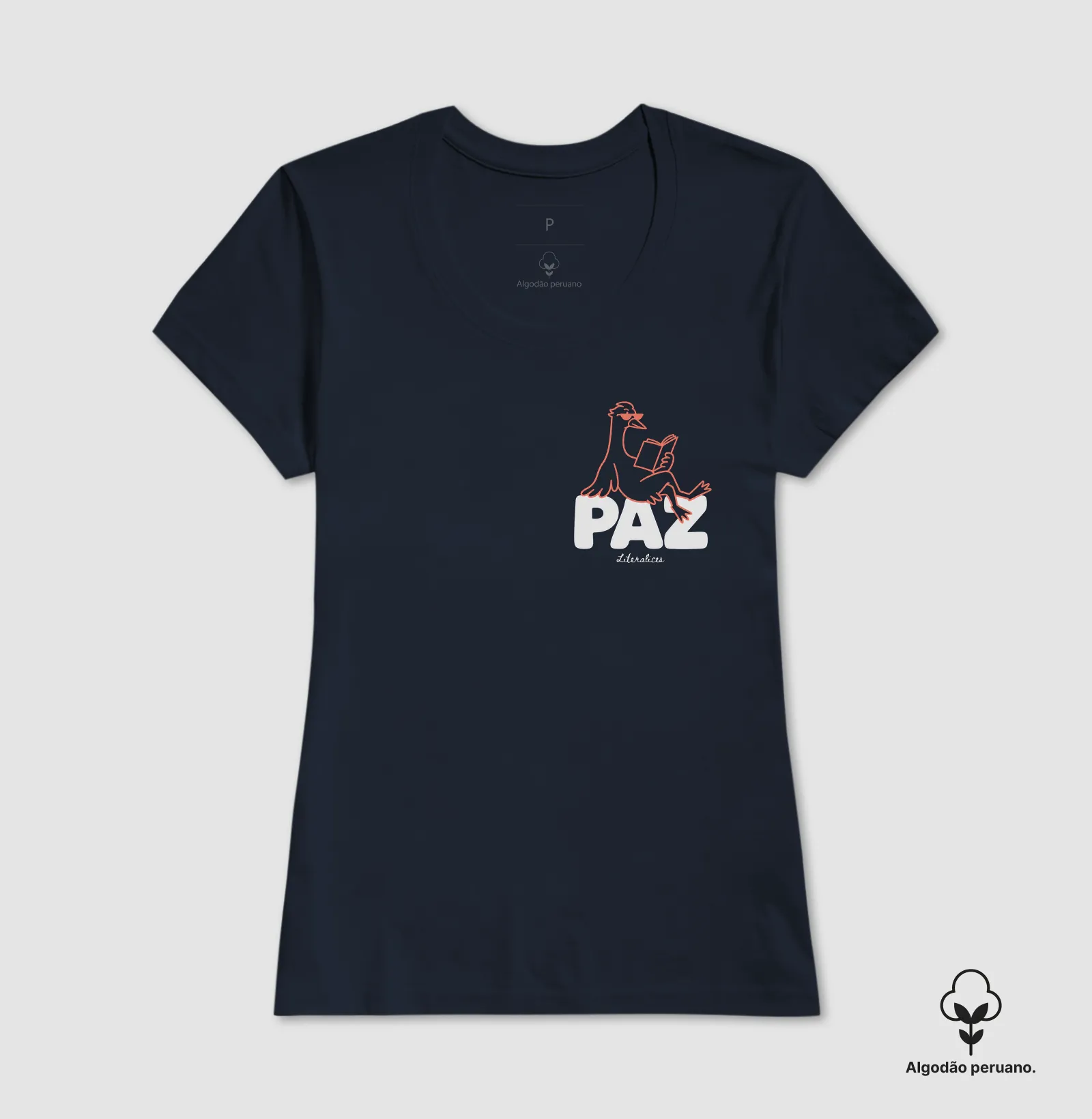 Camiseta Paz — Pato Leitor - Imagem 7