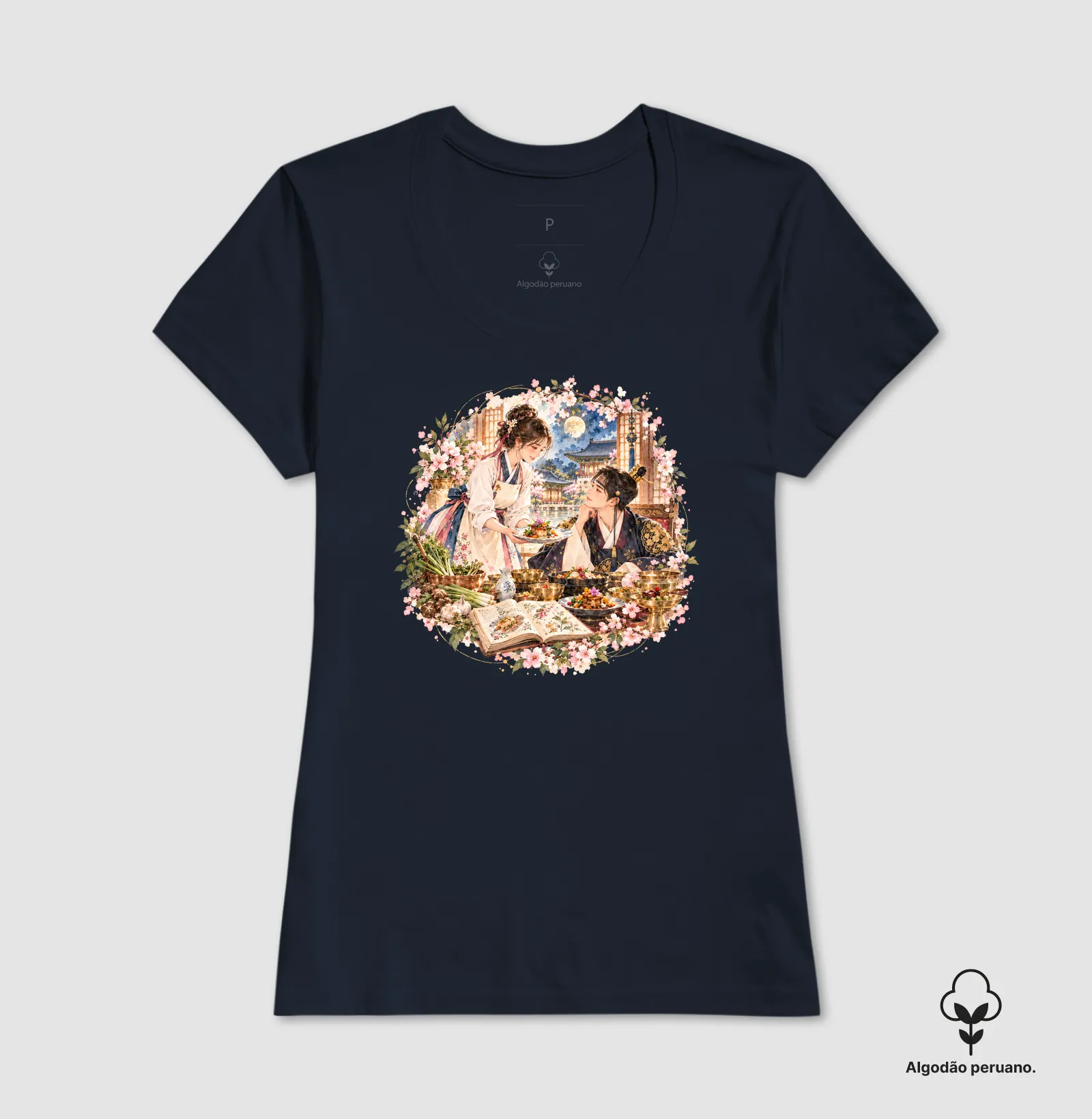 Camiseta Premium Sabores do Destino em Aquarela - Imagem 8
