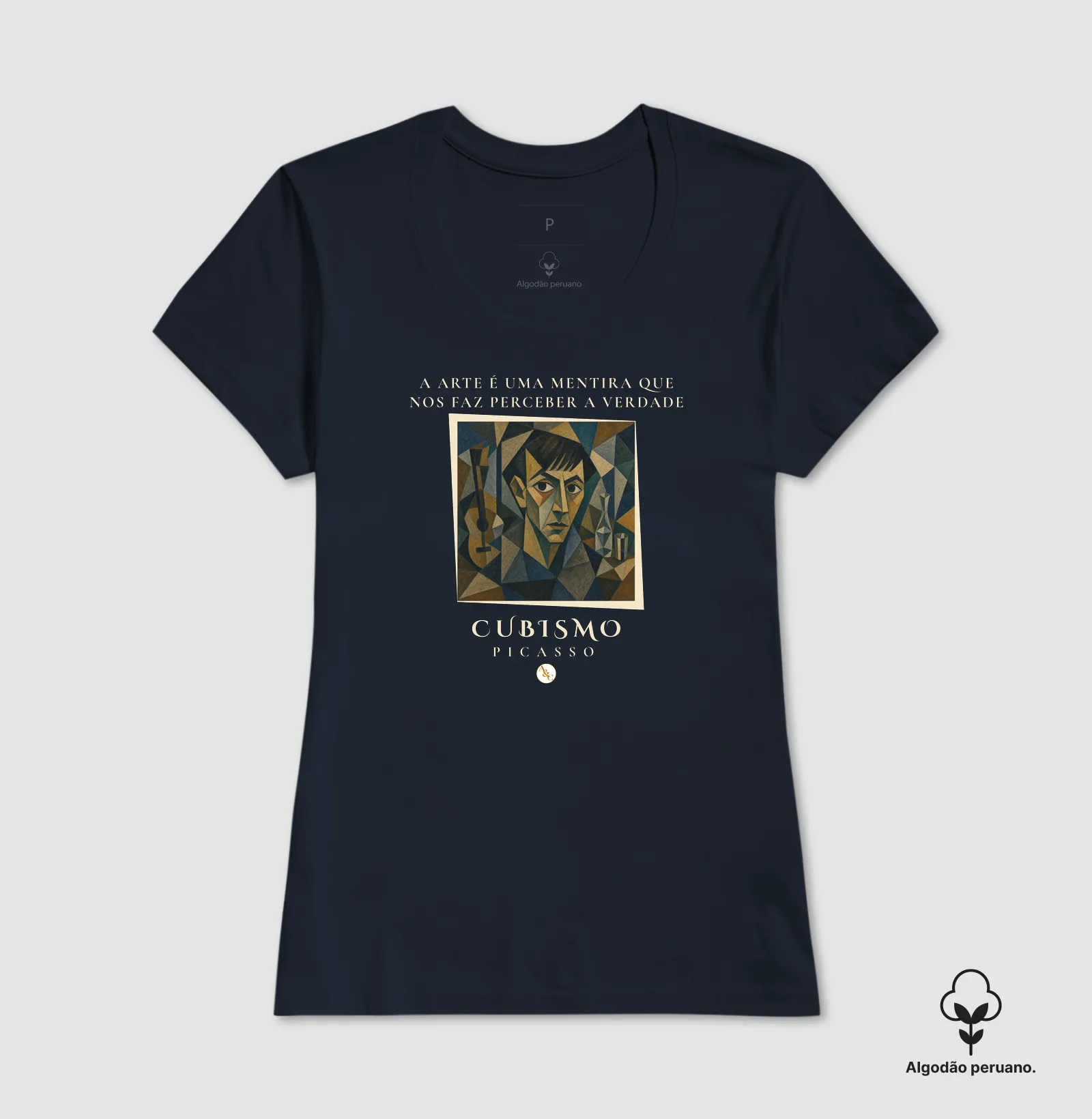 Camiseta Desconstrua o Olhar | Arte Moderna Inspirada em Picasso - Imagem 4