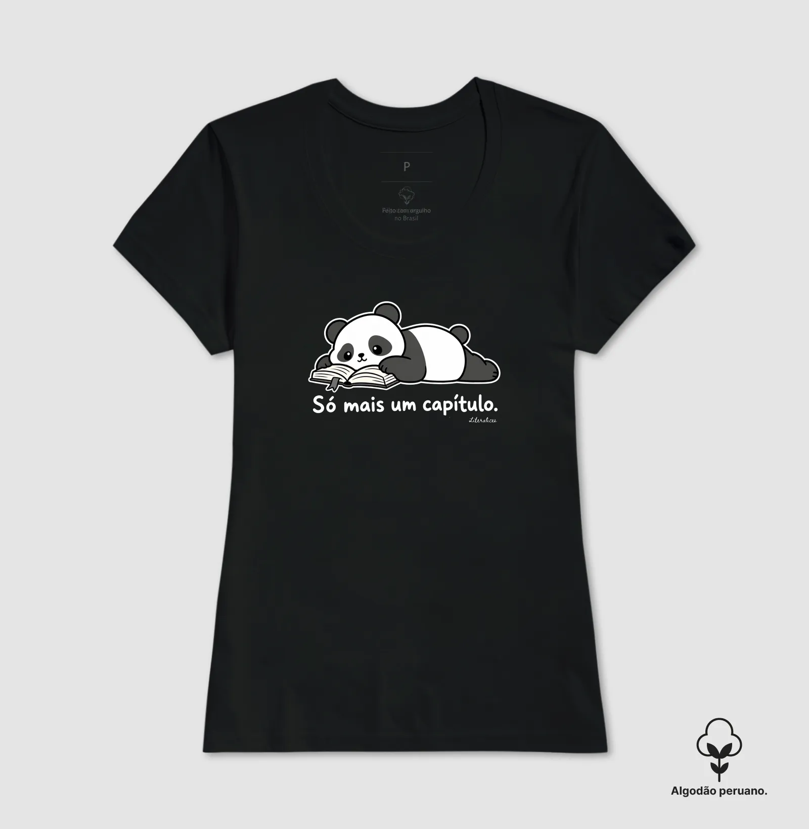 Camiseta Só Mais um Capítulo — Panda Leito - Imagem 4