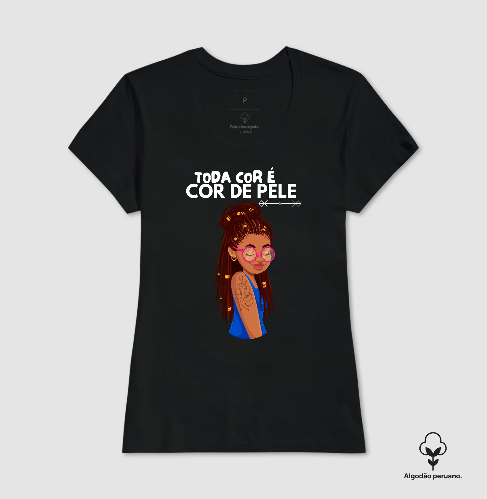 Camiseta Toda Cor é Cor de Pele - Imagem 9