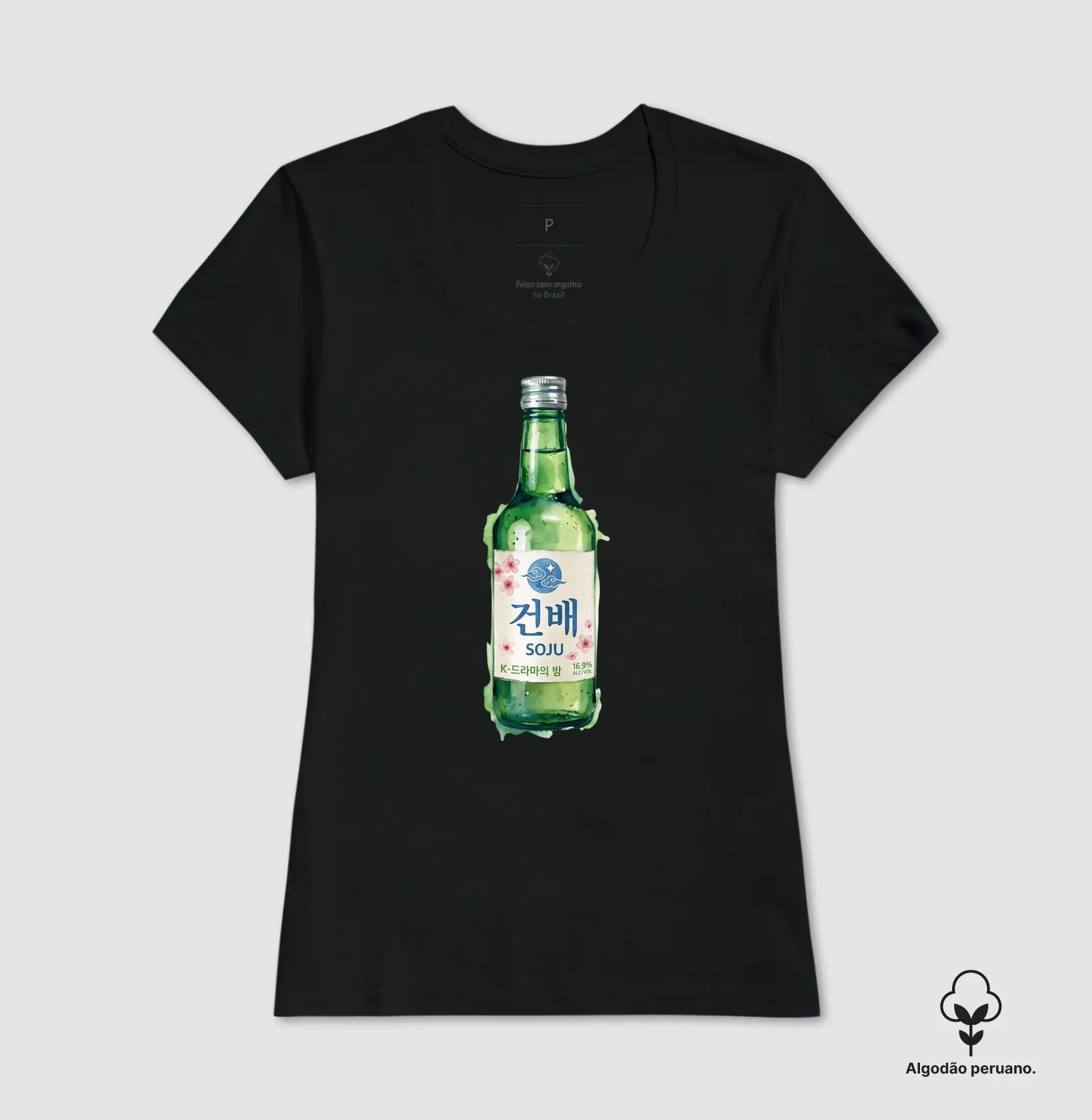 Camiseta Garrafa de Soju - Imagem 3