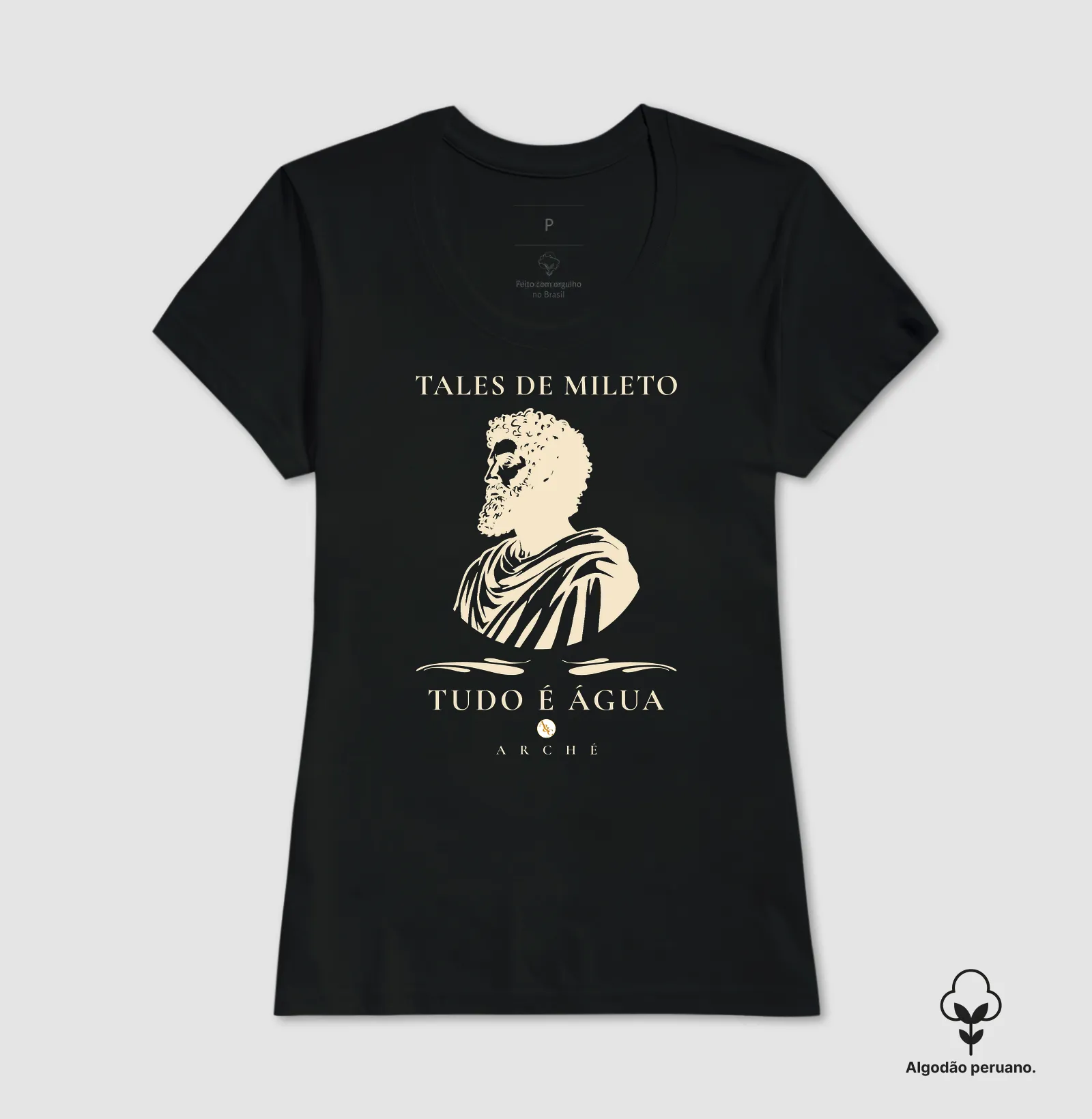 CAMISETA O PRINCÍPIO DAS COISAS - TALES DE MILETO - FILOSOFIA - Imagem 7