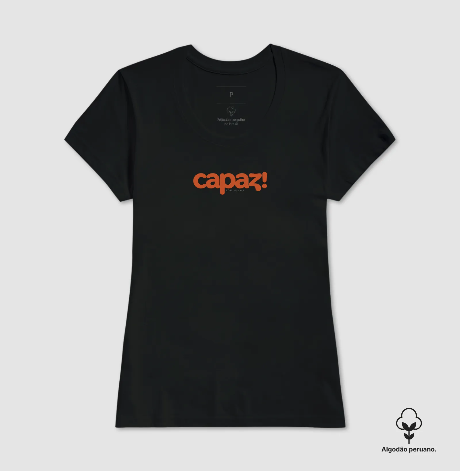 Camiseta Capaz! | Expressão Mineira | Surpresa com Jeitim Mineiro - Algodão Peruano - Imagem 7