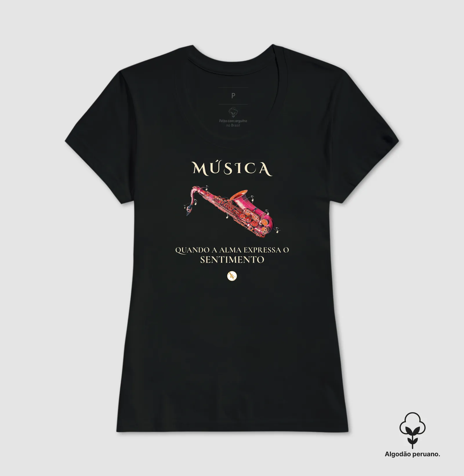 Camiseta Música, o Sentimento da Alma | Arte para Vestir - Imagem 10