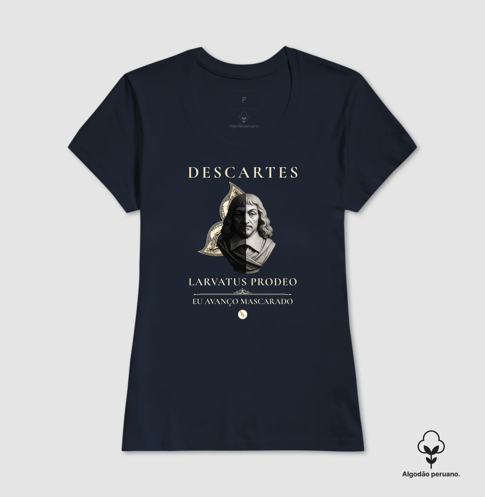 Camiseta A Máscara da Razão | Descartes - Imagem 5
