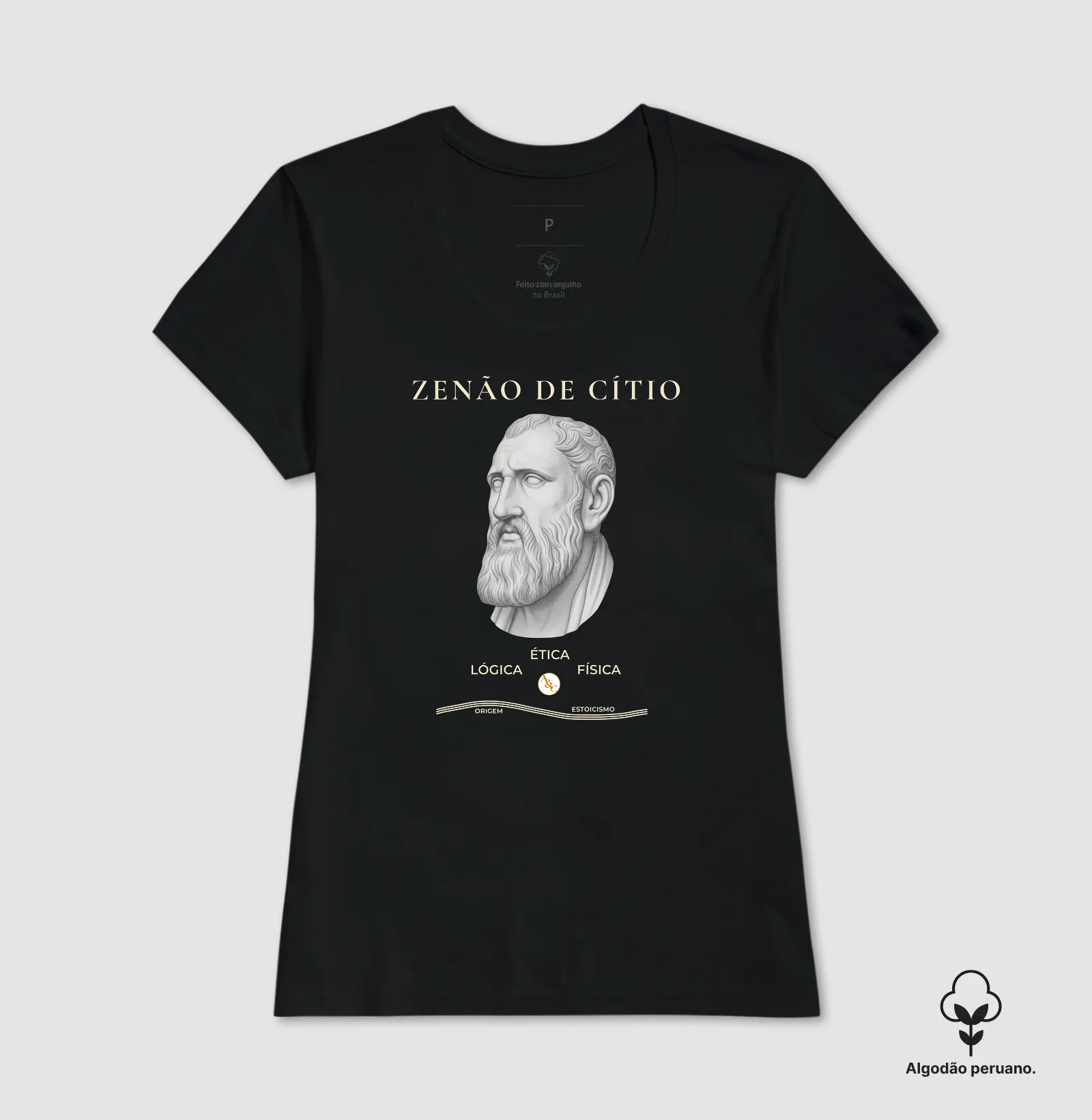 Camiseta A Rocha de Cítio | O Legado do Estoicismo - Imagem 2