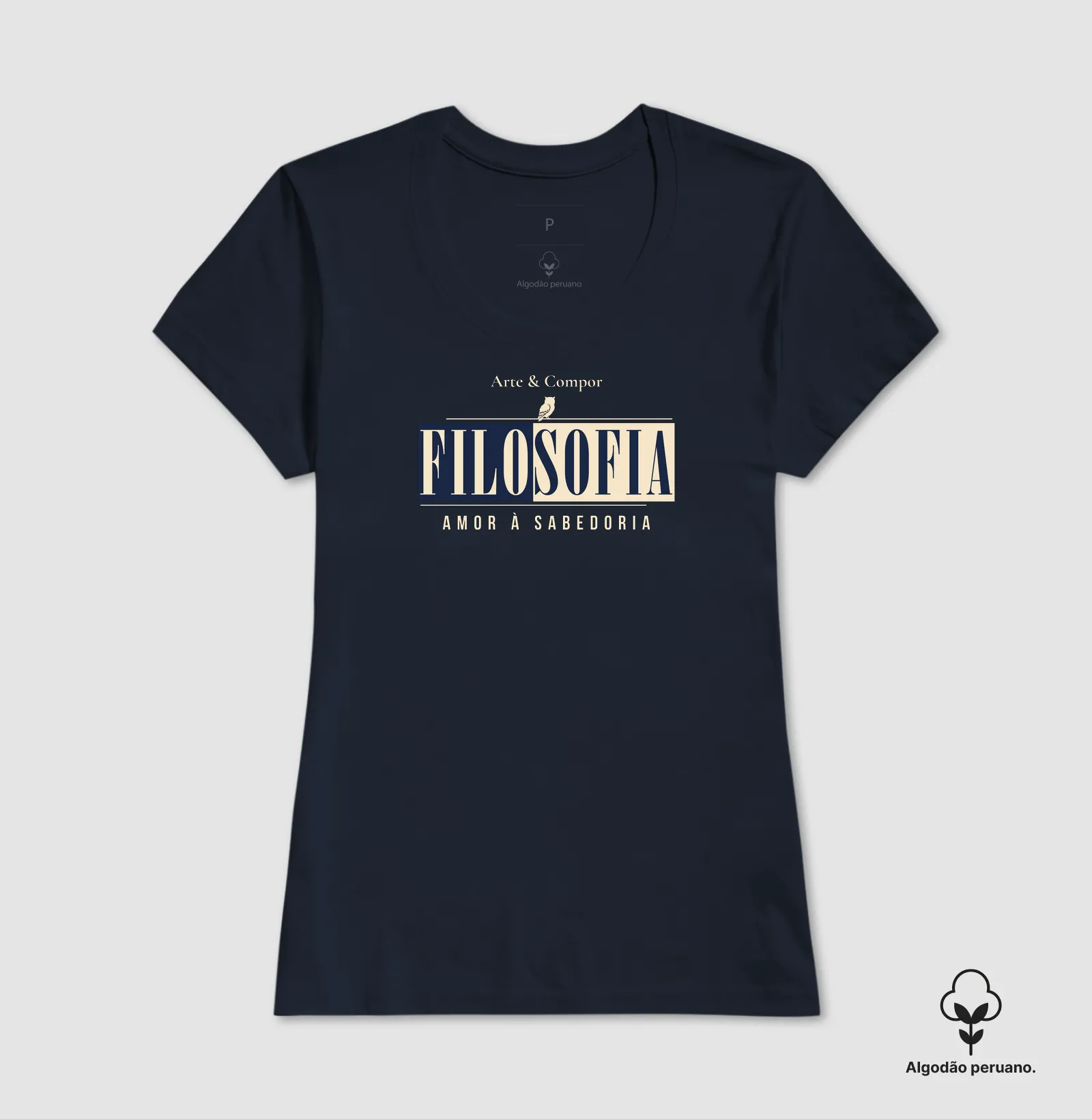 Camiseta Amor à Sabedoria – Filosofia para Quem Pensa - Imagem 12