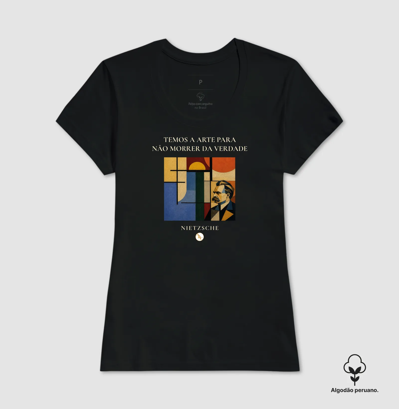 Camiseta A Arte de Não Morrer - Nietzsche - Imagem 5