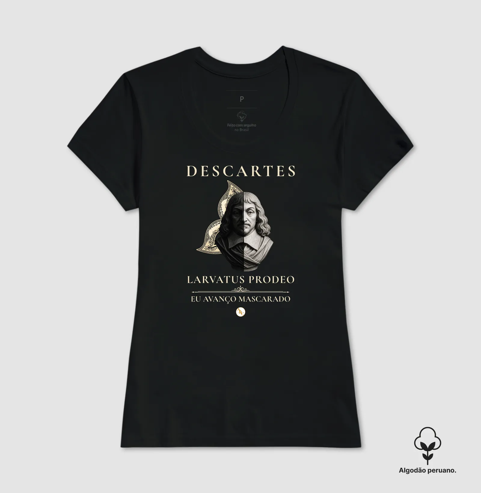 Camiseta A Máscara da Razão | Descartes - Imagem 8