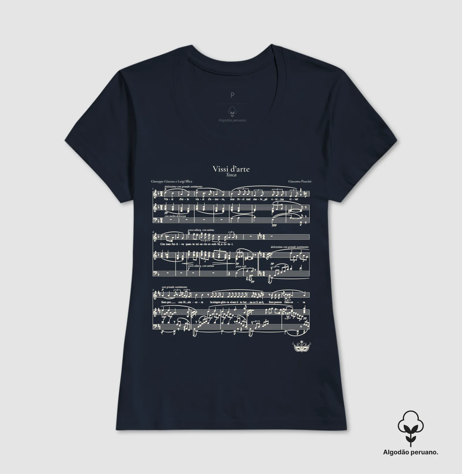Vissi d’arte - Tosca | Camiseta de Ópera - Imagem 7