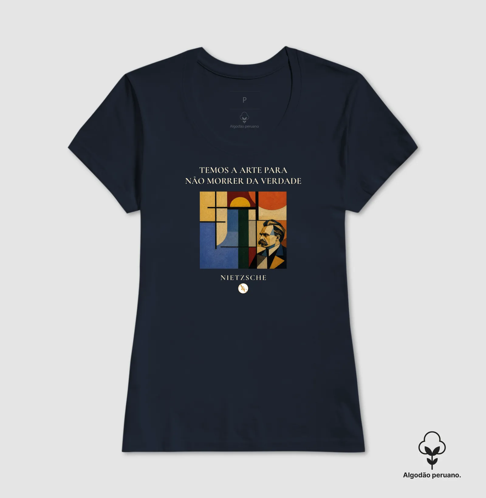 Camiseta A Arte de Não Morrer - Nietzsche - Imagem 4