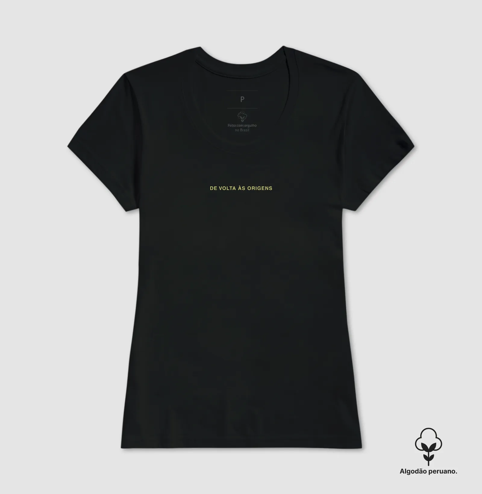 Camiseta De Volta às Origens. Algodão Peruano. - Imagem 7
