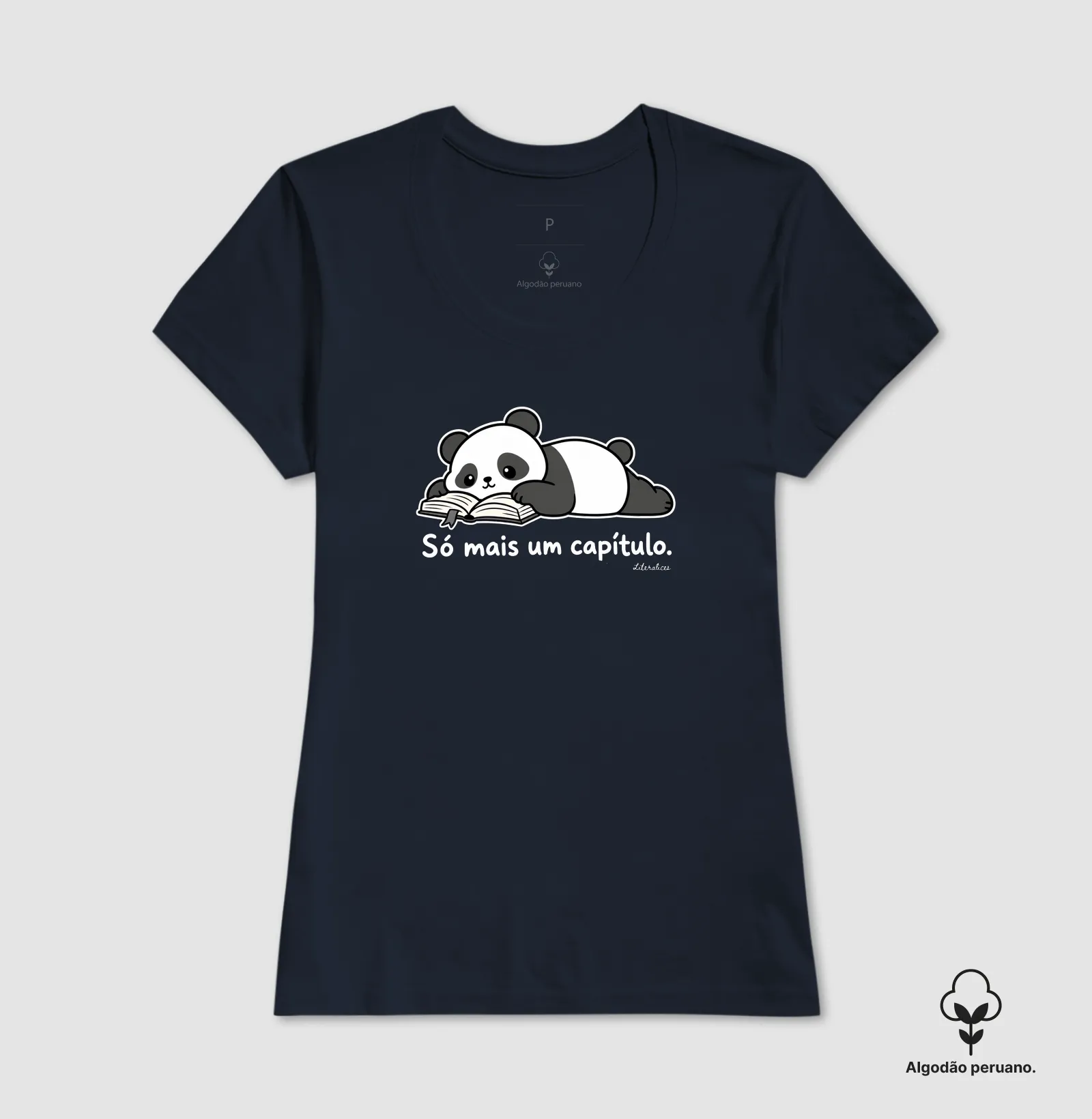 Camiseta Só Mais um Capítulo — Panda Leito - Imagem 2