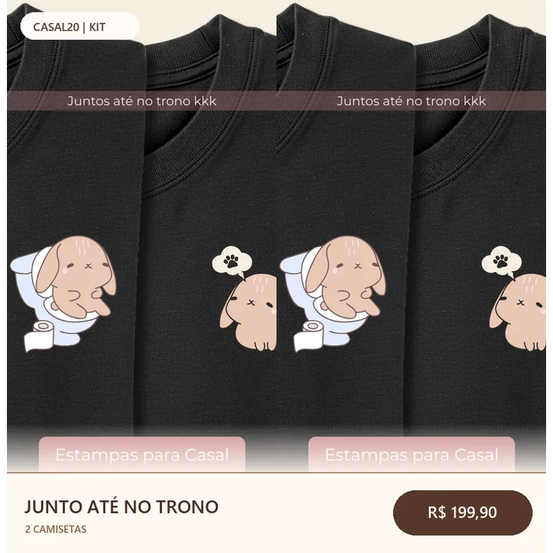 Kit Junto Até no Trono