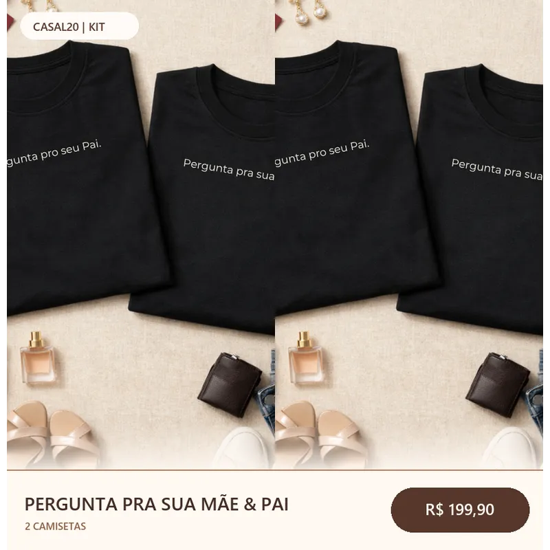 Kit Pergunta Pra Sua Mãe & Pai