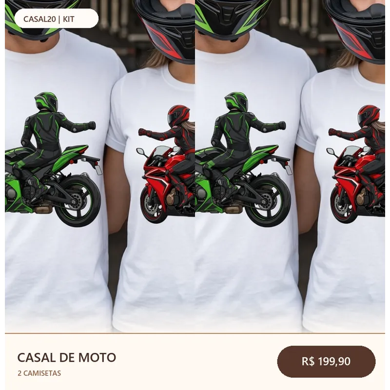 Kit Casal de Moto