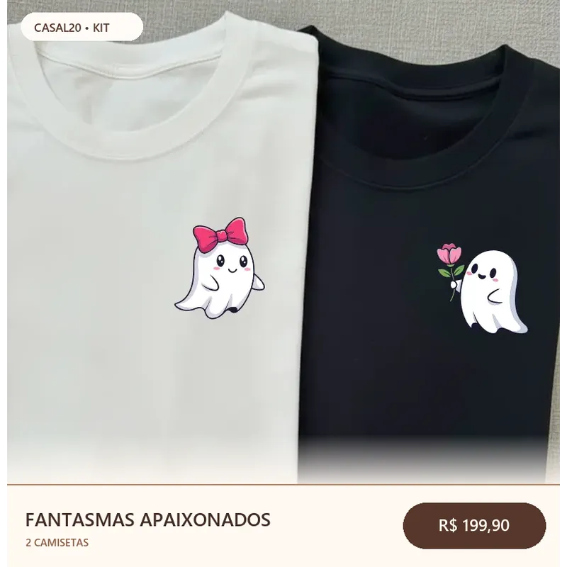 Kit Fantasmas Apaixonados