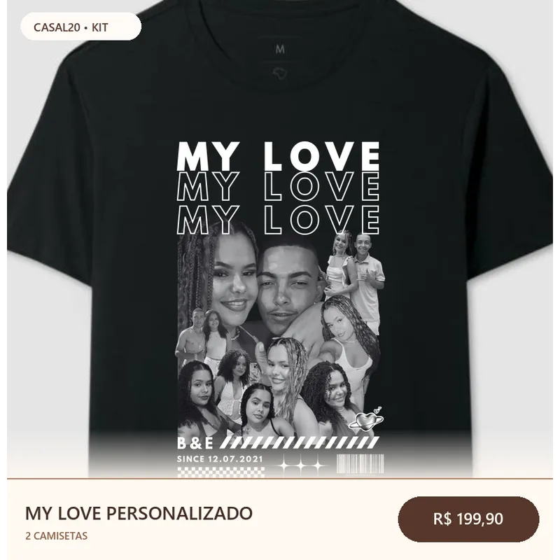Kit My Love Personalizado