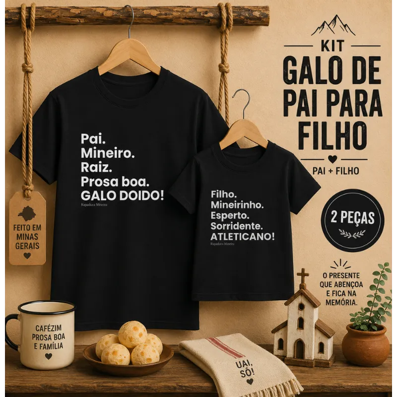Kit Galo de Pai pra filho