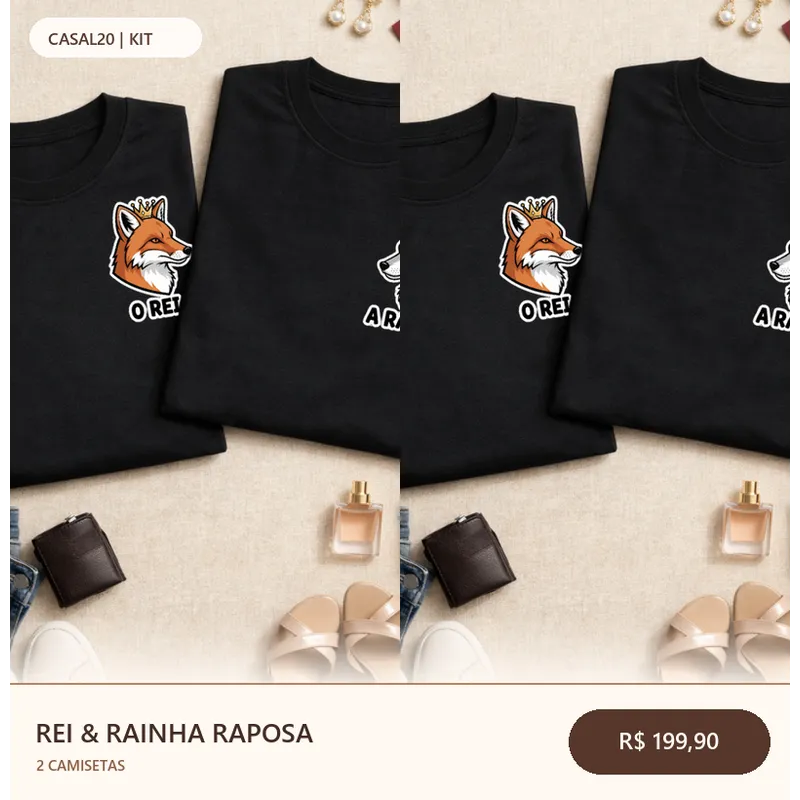 Kit Rei & Rainha Raposa