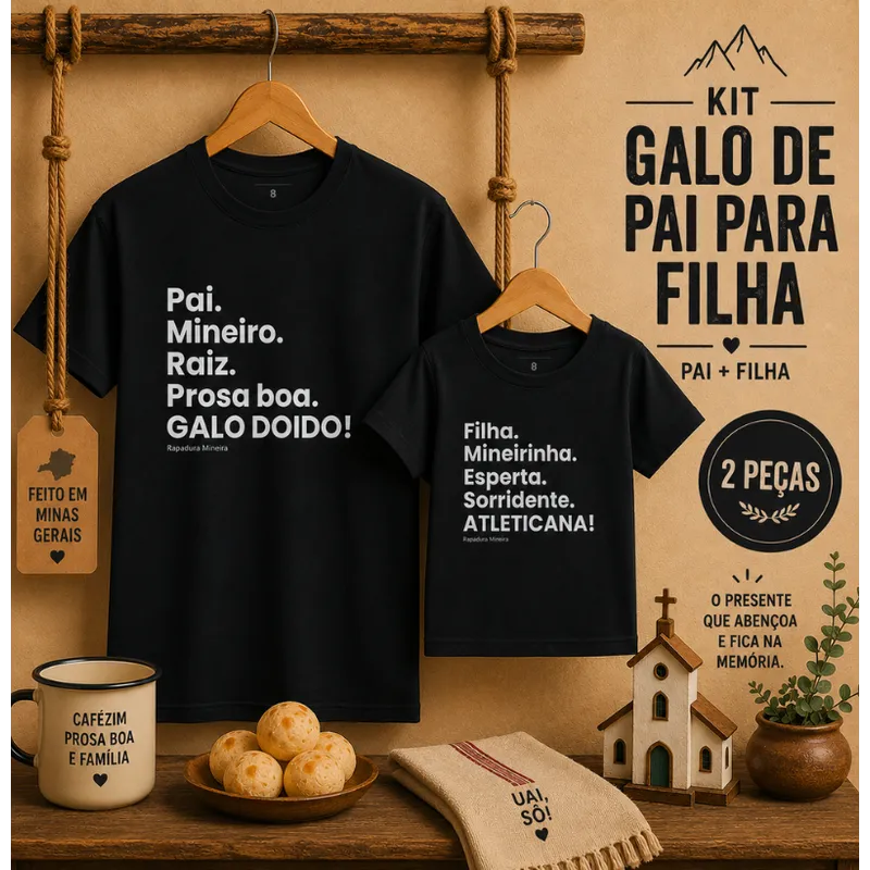 Kit Galo de Pai pra filha