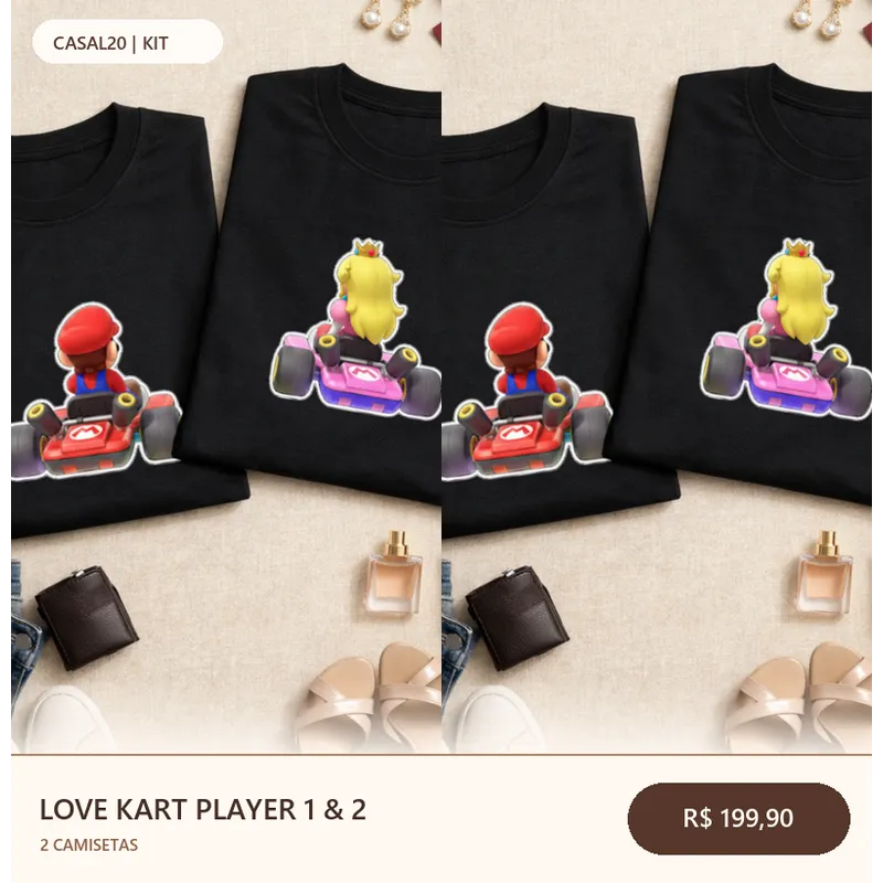 Kit Love Kart Player 1 & 2